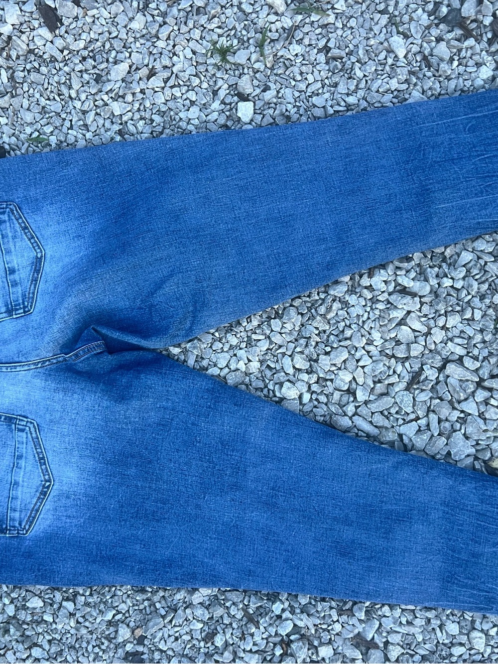 Women’s Mid Wash Blue Stretch Jeans - Picture 2 of 2